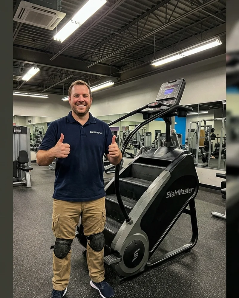 Gym equipment repair by Boost technician - photo 11